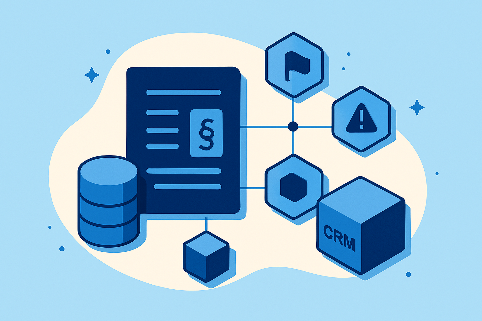 AI contract review automation enterprise workflow illustration