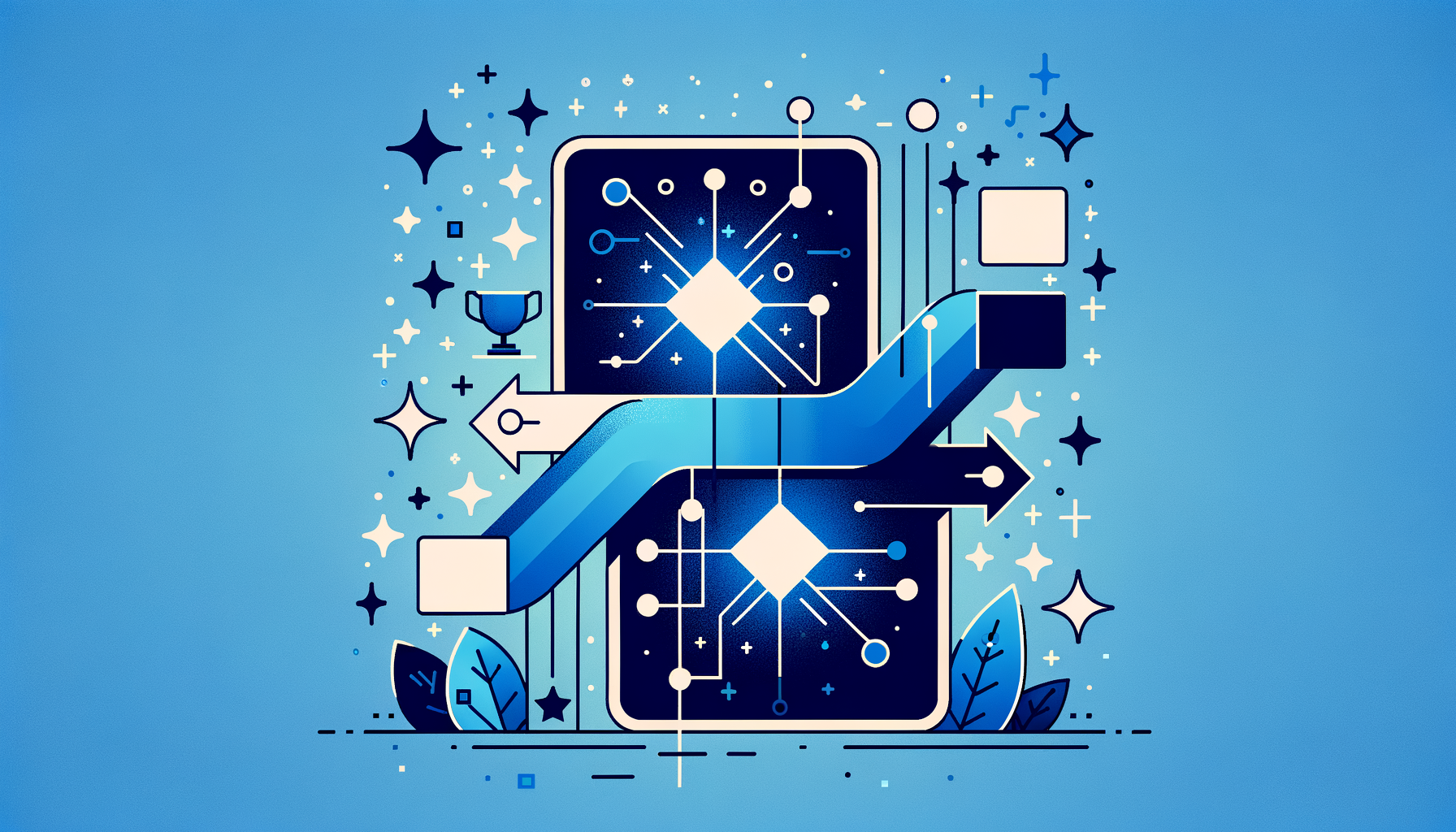 Sales engineers and AI RFP illustration